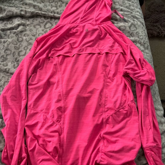 neon pink workout jacket - Picture 2 of 2